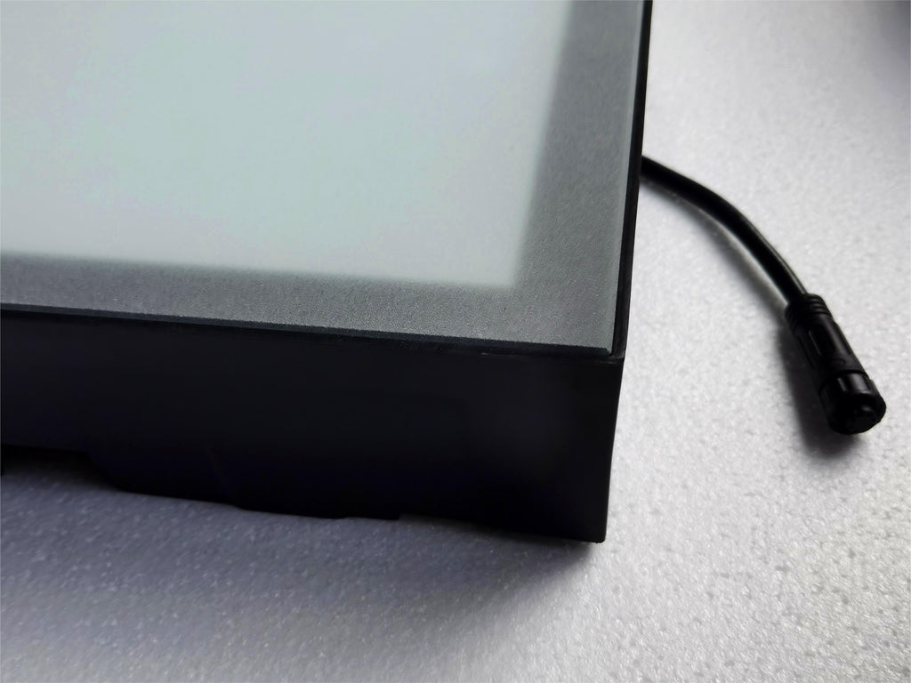 1-pixel LED grid floor lamp - RGB color temperature - 300x300x68MM in size - suitable for game control-Fast response speed - Stable quality