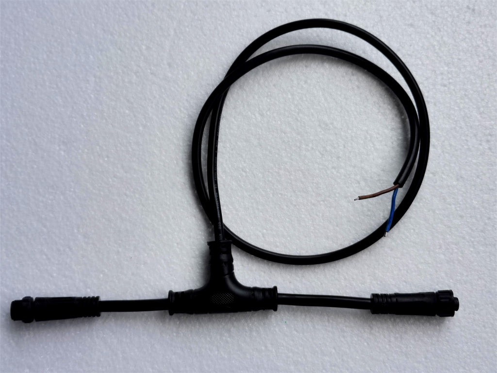 Power supply recharge three-way cable