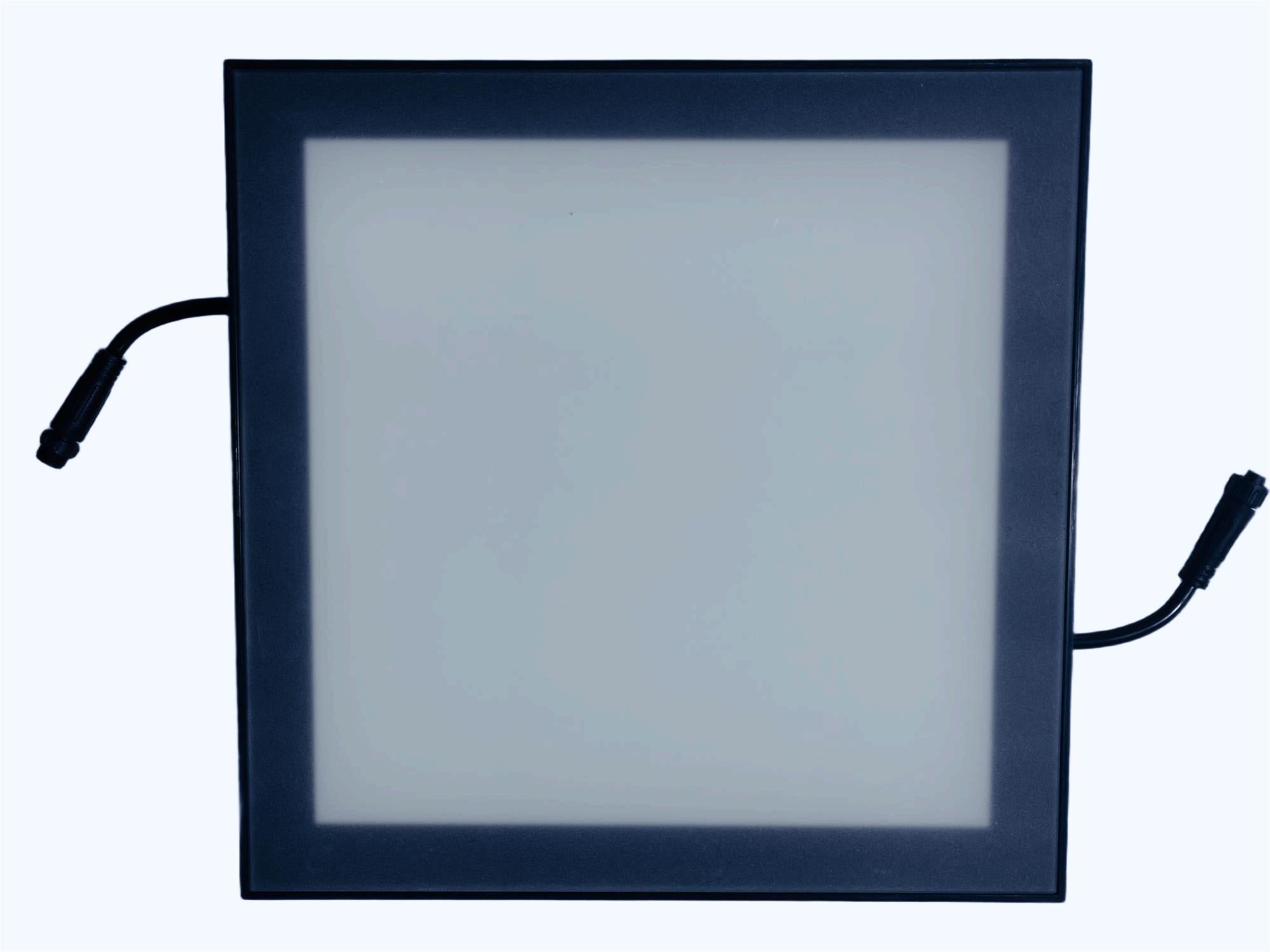 1-pixel LED grid floor lamp - RGB color temperature - 300x300x68MM in size - suitable for game control-Fast response speed - Stable quality