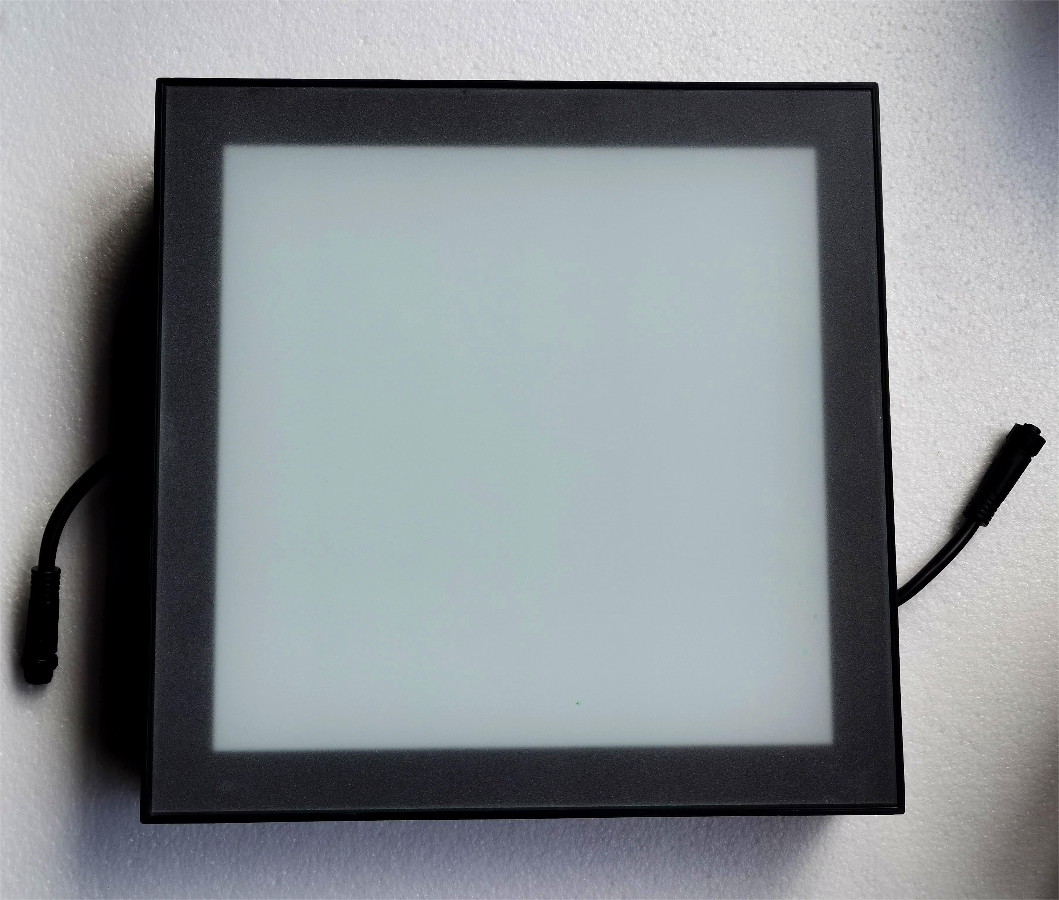 1-pixel LED grid floor lamp - RGB color temperature - 300x300x68MM in size - suitable for game control-Fast response speed - Stable quality